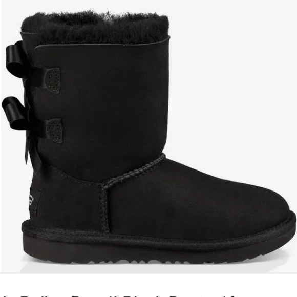 “Ugg Australia” K Bailey Bow, black boot; size6 - Picture 2 of 16